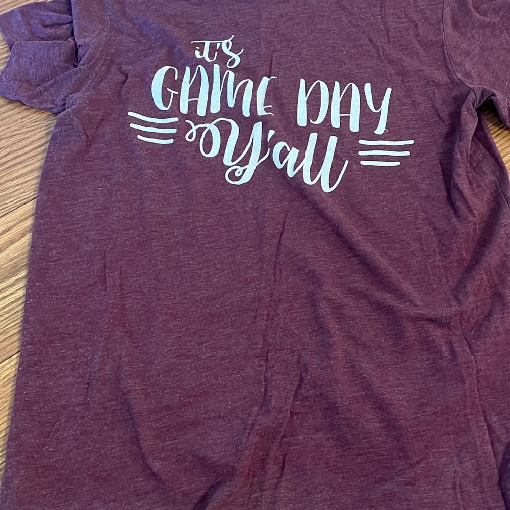 Maroon Graphic Tee